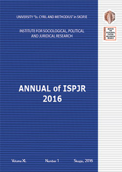 Annual of ISPJR - Vol. XL No. 1 (2016)